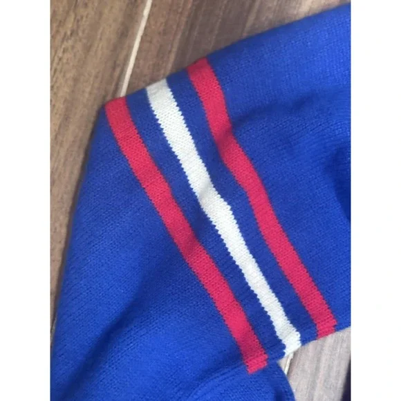 Vintage 1980s Cliff Engle New York Giants Sweater Bill Parcells World Champs M